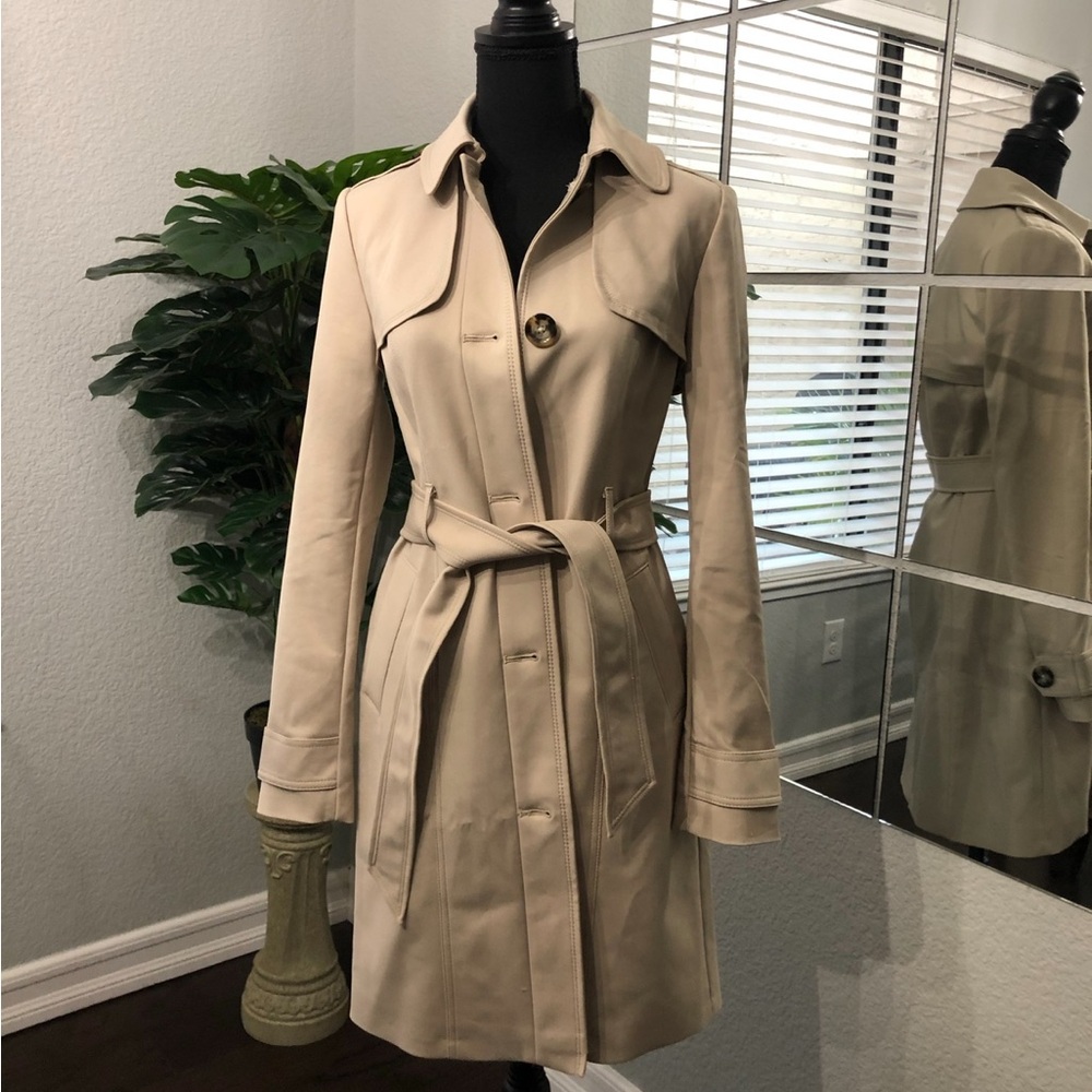 Express Beige Women's Trench Coat